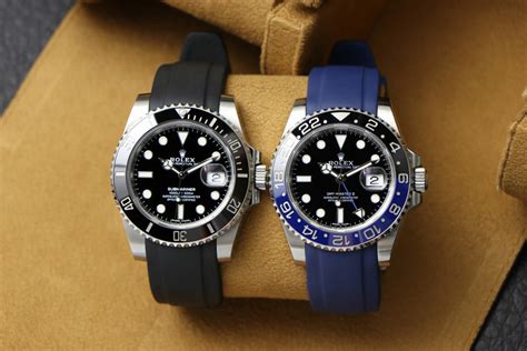 rolex submariner strap for sale|rolex submariner with rubber strap.